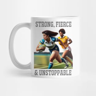 Women's Rugby Design Mug